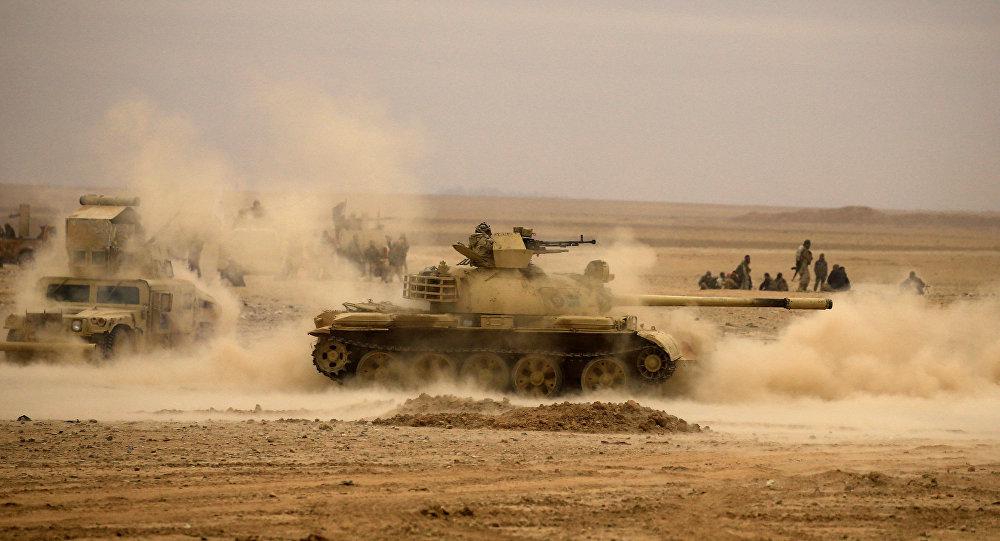 القوات العراقية على مقربة من الحدود مع سوريا