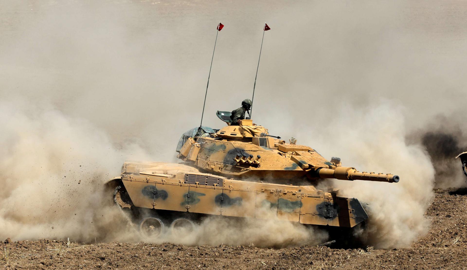 القوات التركية على حدود منبج