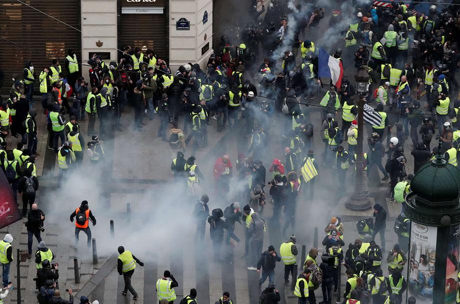 حراك السترات الصفراء 