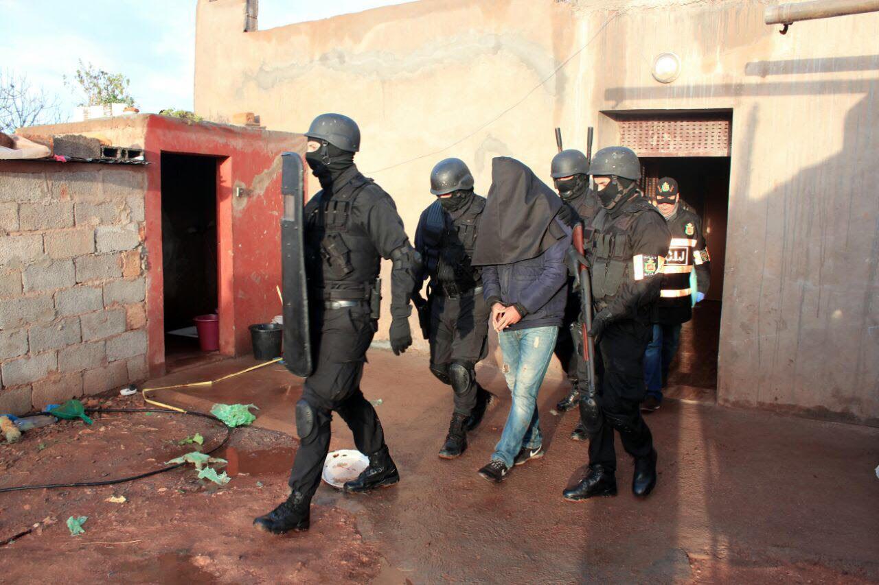 قوات الأمن المغربية تعتقل عدد من المشتبه بهم في وقت وجيز