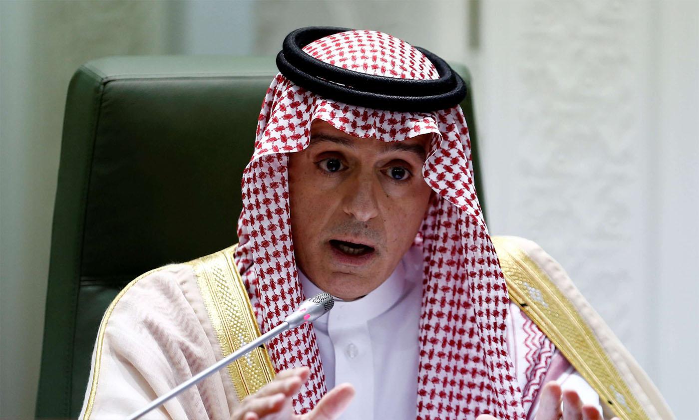 Saudi Arabia's Foreign Minister Adel bin Ahmed Al-Jubeir 
