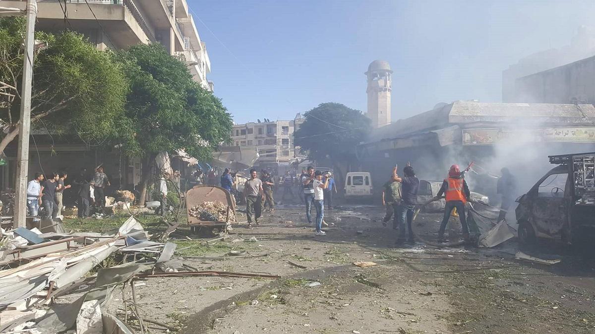 مقر جبهة النصرة في ادلب يهتز على وقع هجوم انتحاري