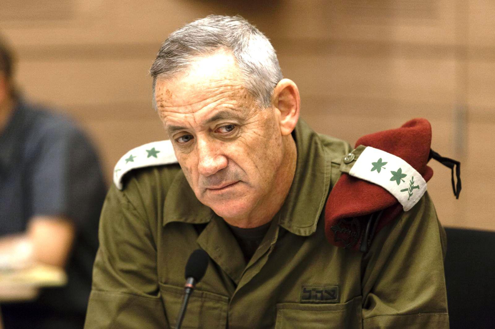 رئيس الأركان الإسرائيلي السابق الجنرال بيني غانتز 