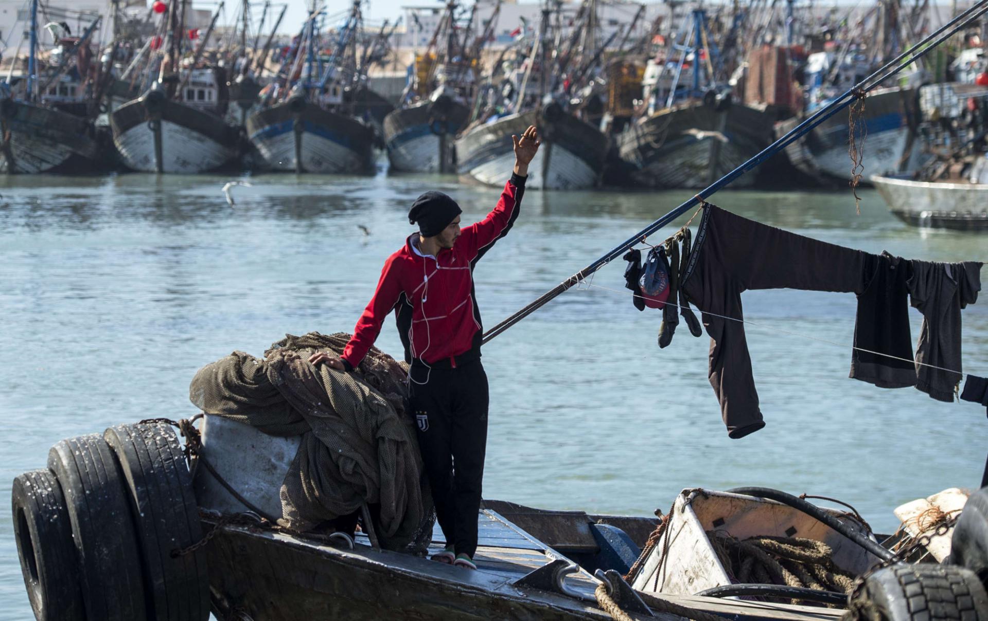 معظم انشطة الصيد الأوروبية تجري قبالة الصحراء
