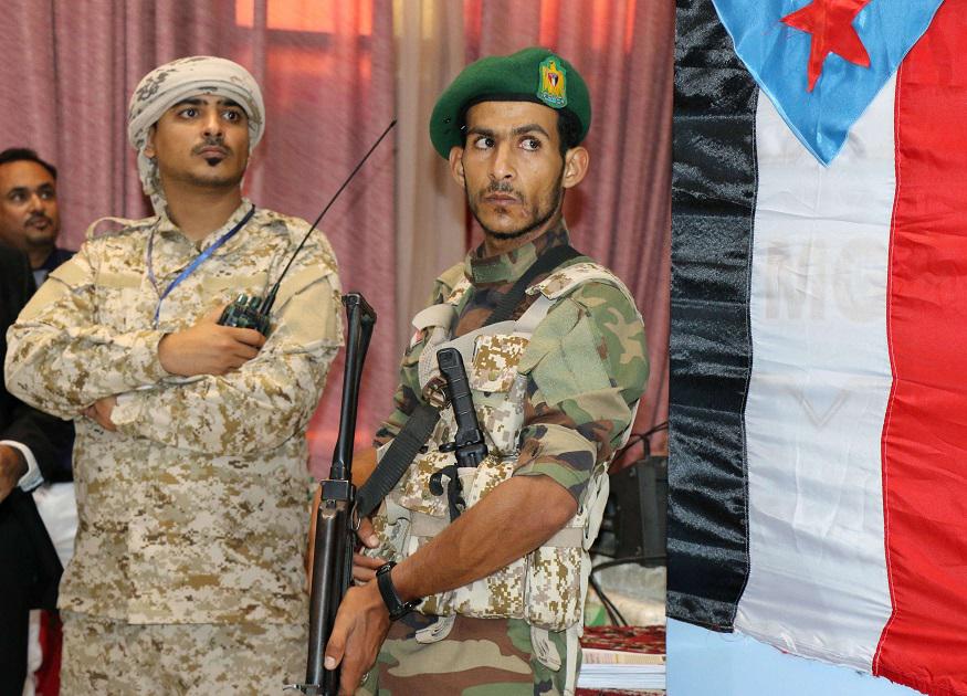 مقاتلون من المجلس الانتقالي اليمني