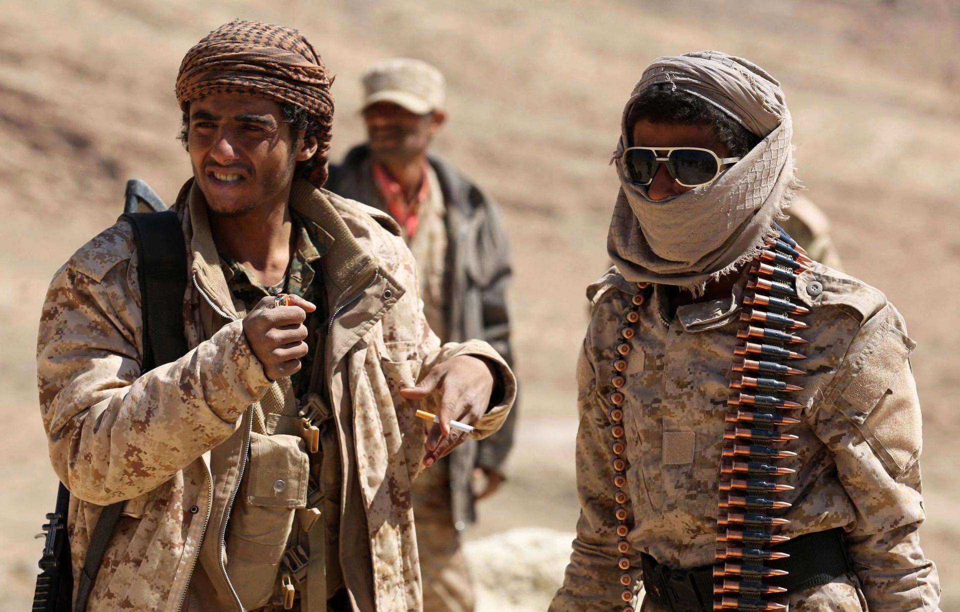 الجيش اليمني يستعيد مواقع في باقم بمساندة من قوات تحالف