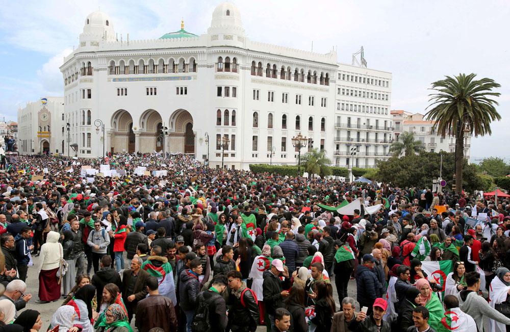 احتجاجات في العاصمة الجزائرية