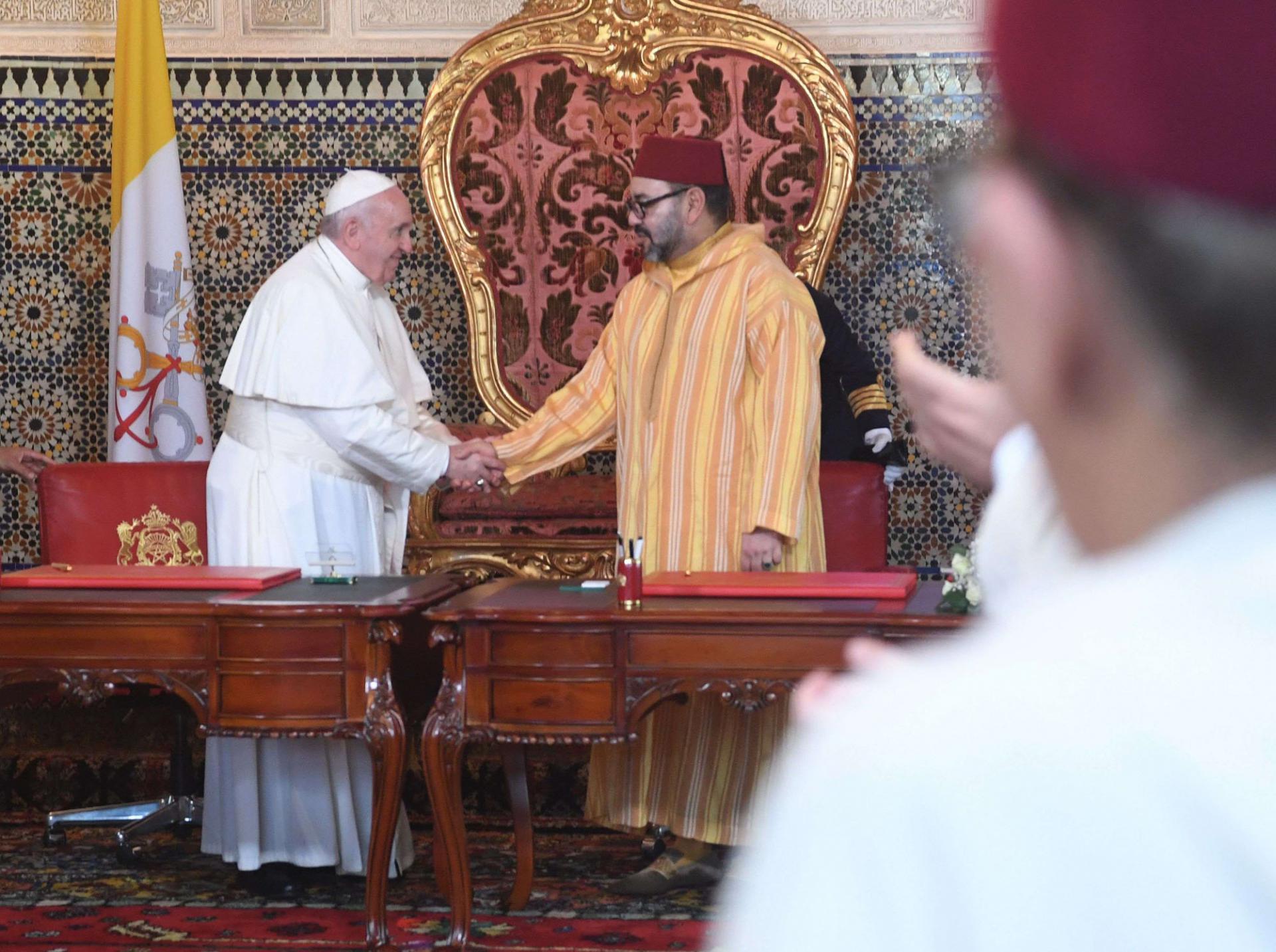 البابا: الإرهاب يمثل إساءة للدين ولله نفسه