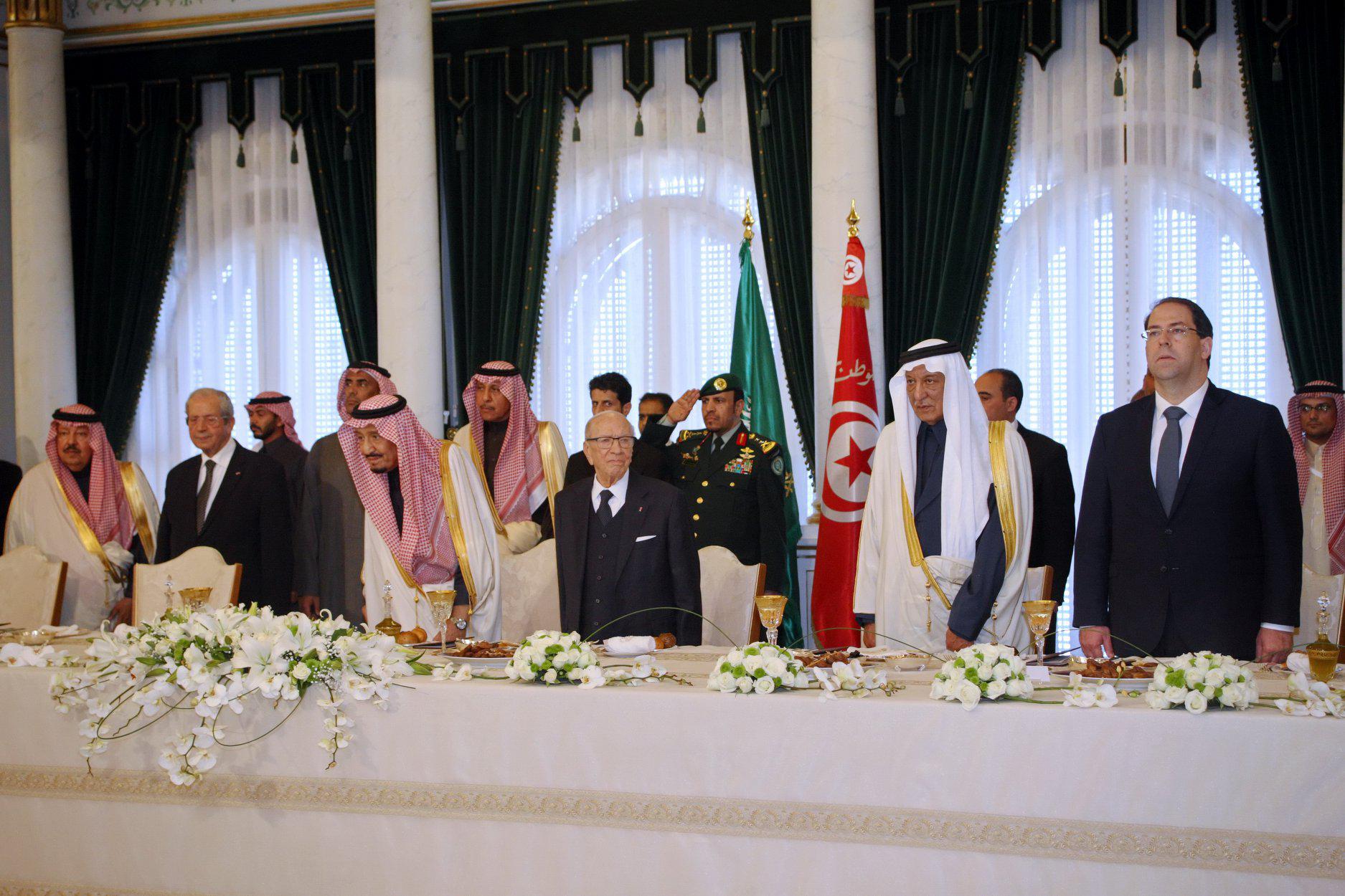 زيارة العاهل السعودي الملك سلمان لتونس