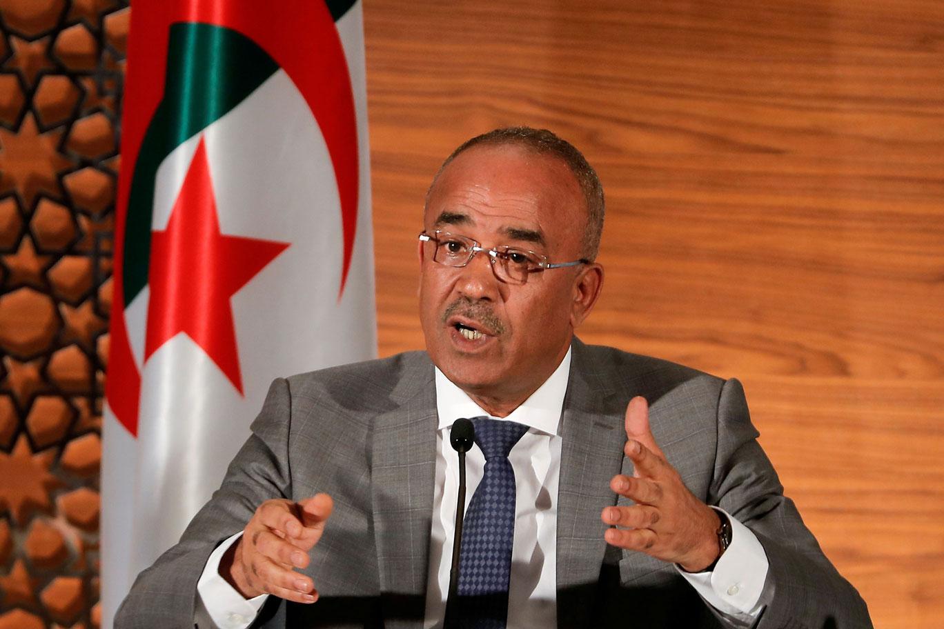 رئيس الوزراء الجزائري نورالدين بدوي