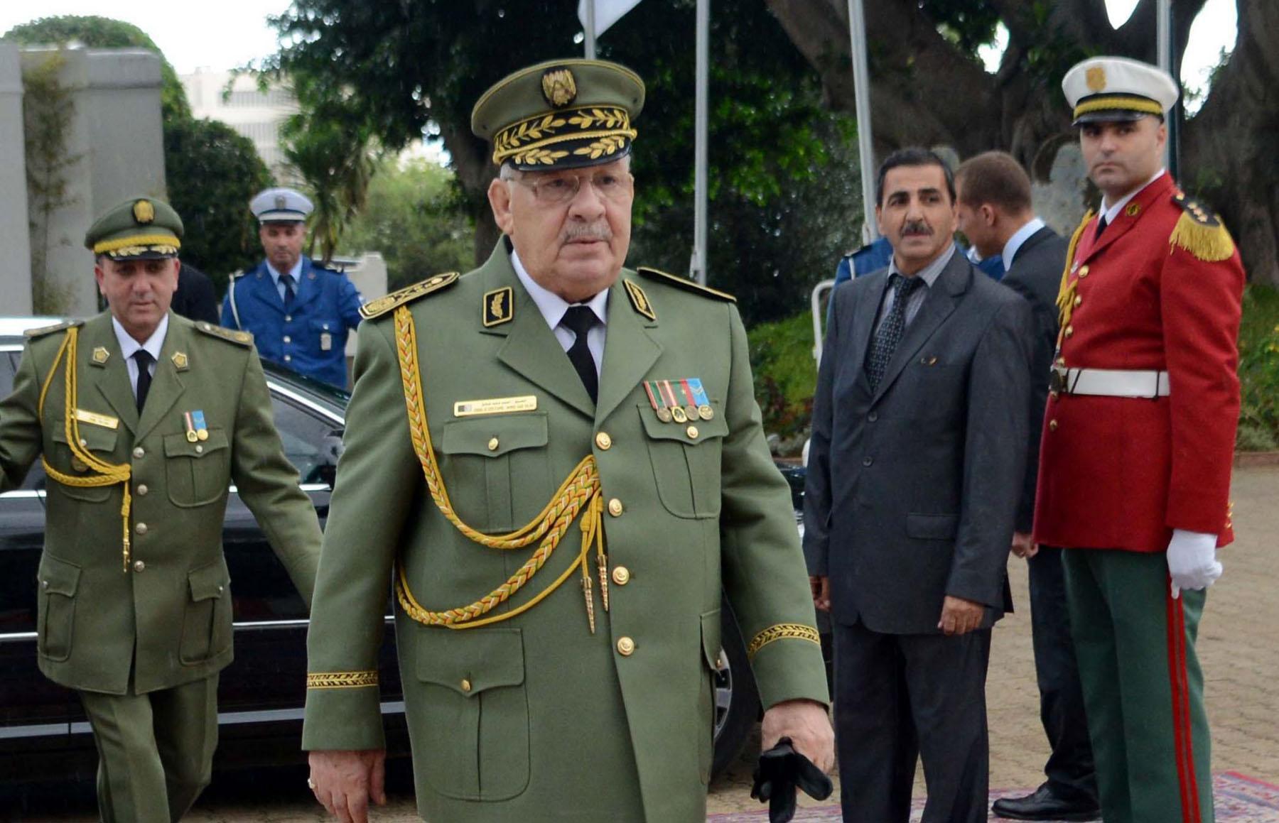 قائد أركان الجيش الجزائري الفريق أحمد قايد صالح 