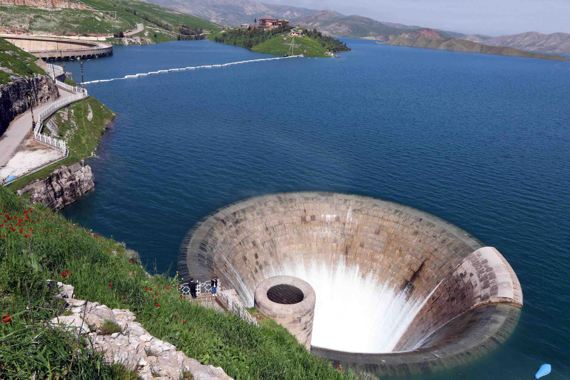 The Dukan dam in the northeast also "had not witnessed water levels this high since 1988," said manager Hama Taher