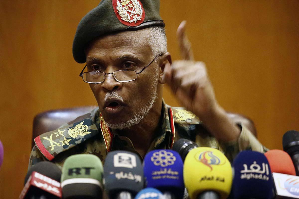Lieutenant General Omar Zain al-Abdin, the head of the new Sudanese military council's political committee