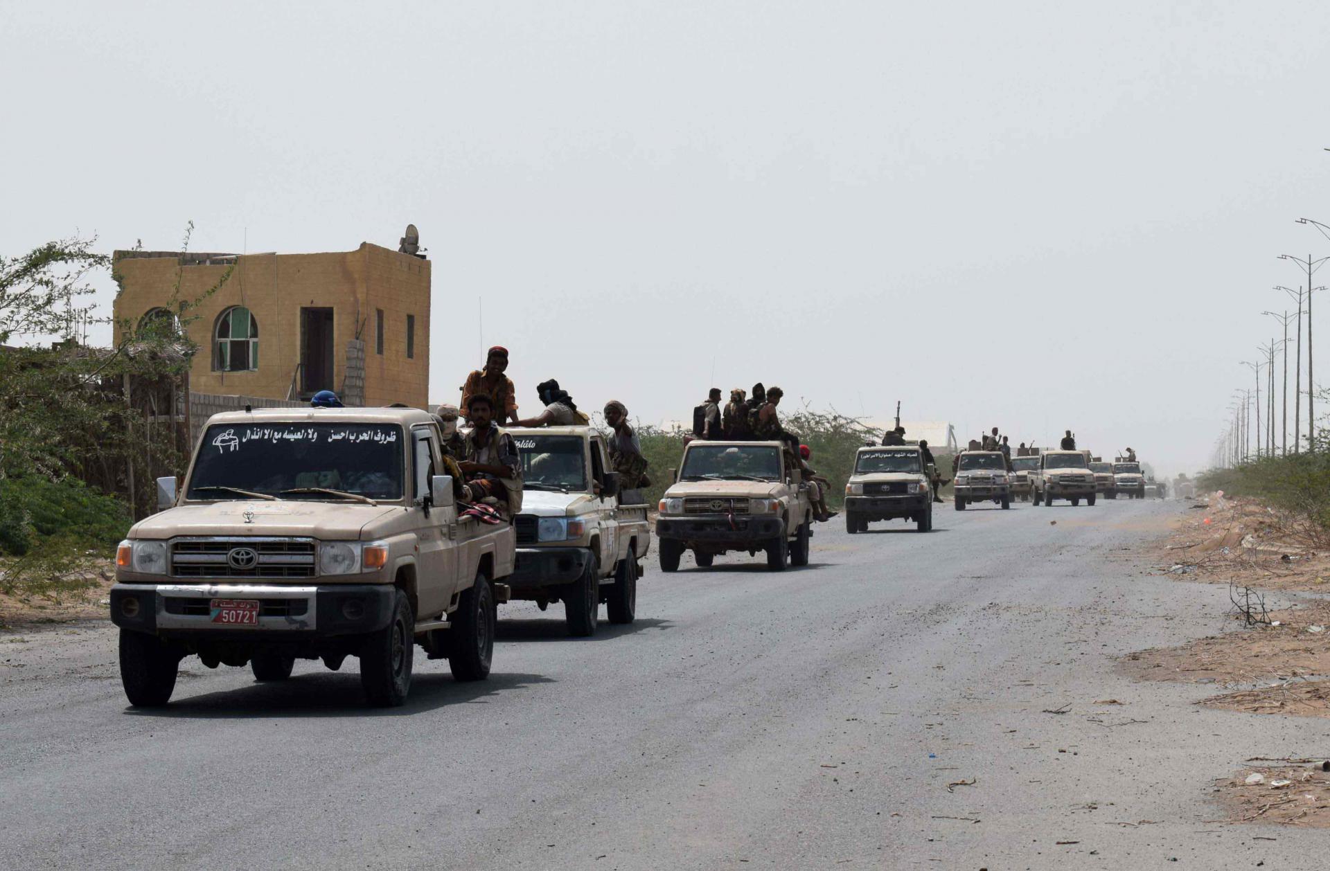 هجوم الجيش اليمني لمحاصرة الحوثيين في المدينة كان على  3 محاور 