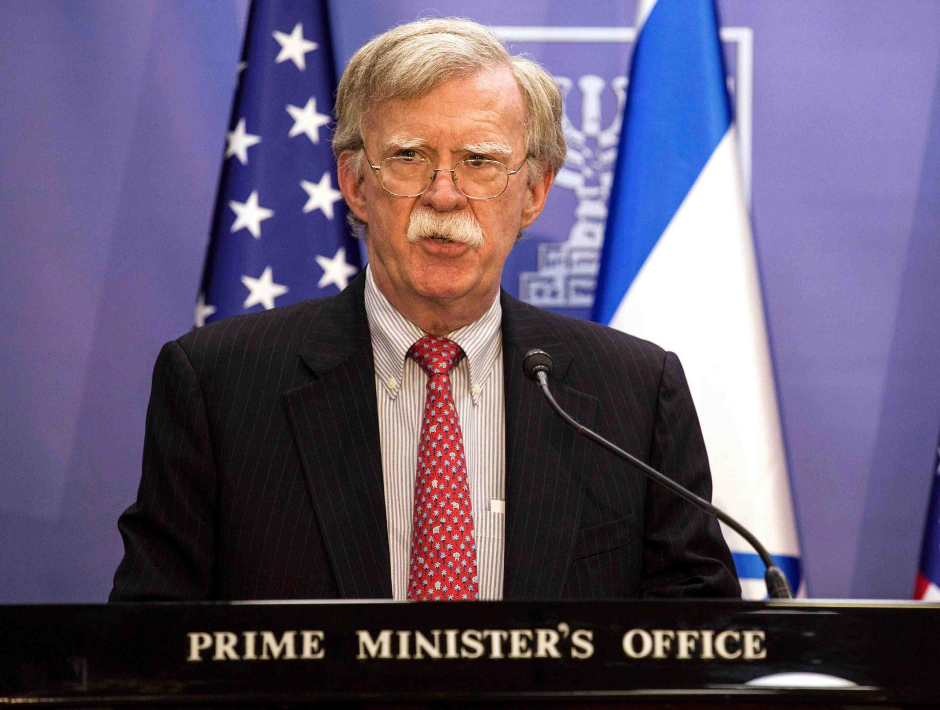 "Iran can never have nuclear weapons, not against the USA and not against the world," said Bolton