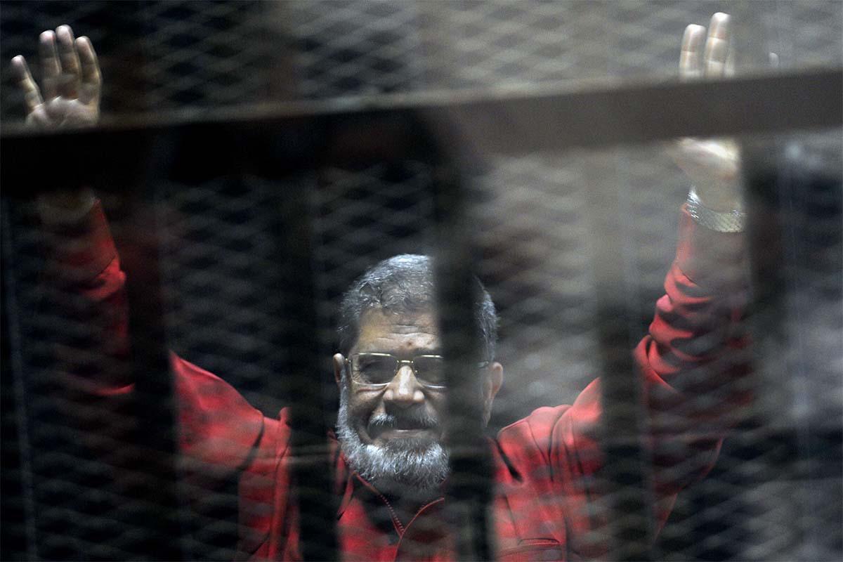 Morsi was toppled by the military in 2013 