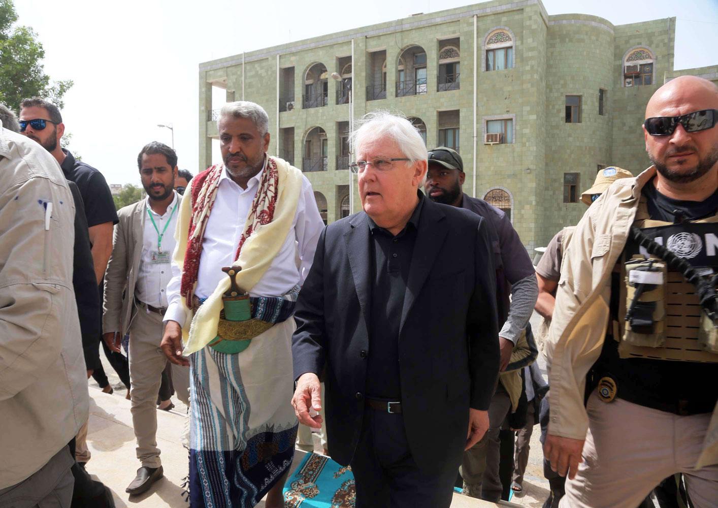 المبعوث الأممي إلى اليمن مارتن غريفيث