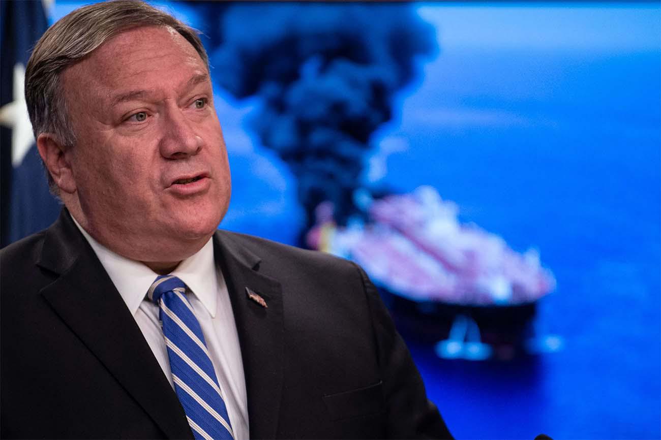 Pompeo defended the administration's conclusion that Iran was behind the attack on tankers