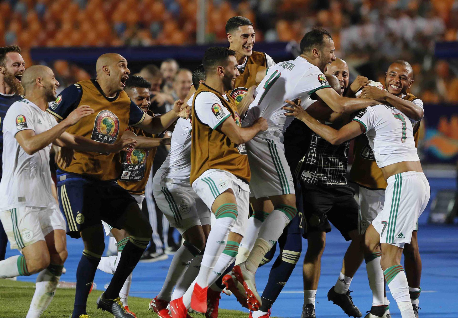 During the semi-finals, wounds were pricked again after Algerians and Egyptians traded a war of words and shoved each other 