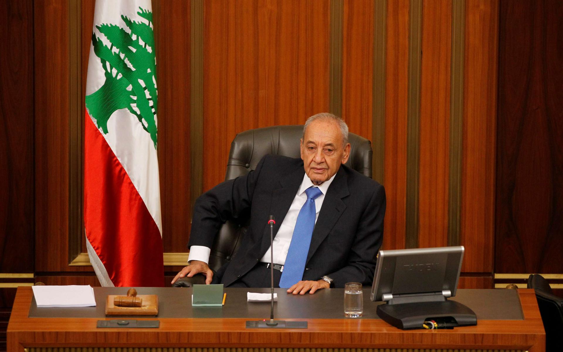 Lebanese Parliament Speaker Nabih Berri