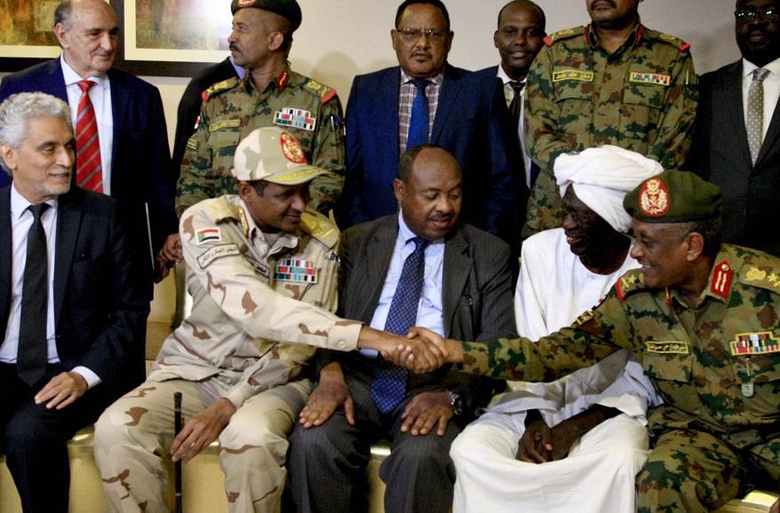 المفاوضات بين المجلس العسكري الانتقالي وقادة الاحتجاج في السودان