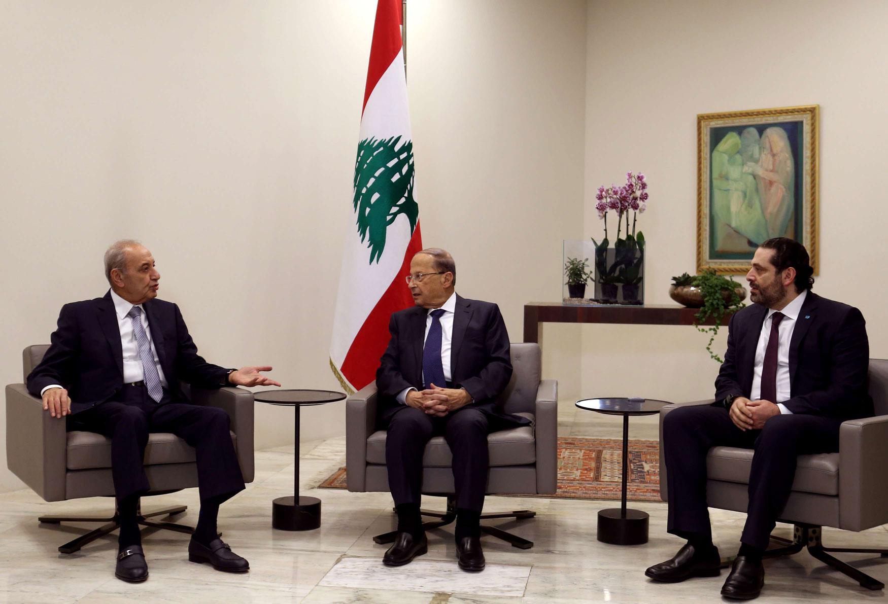 رؤساء لبنان الثلاثة