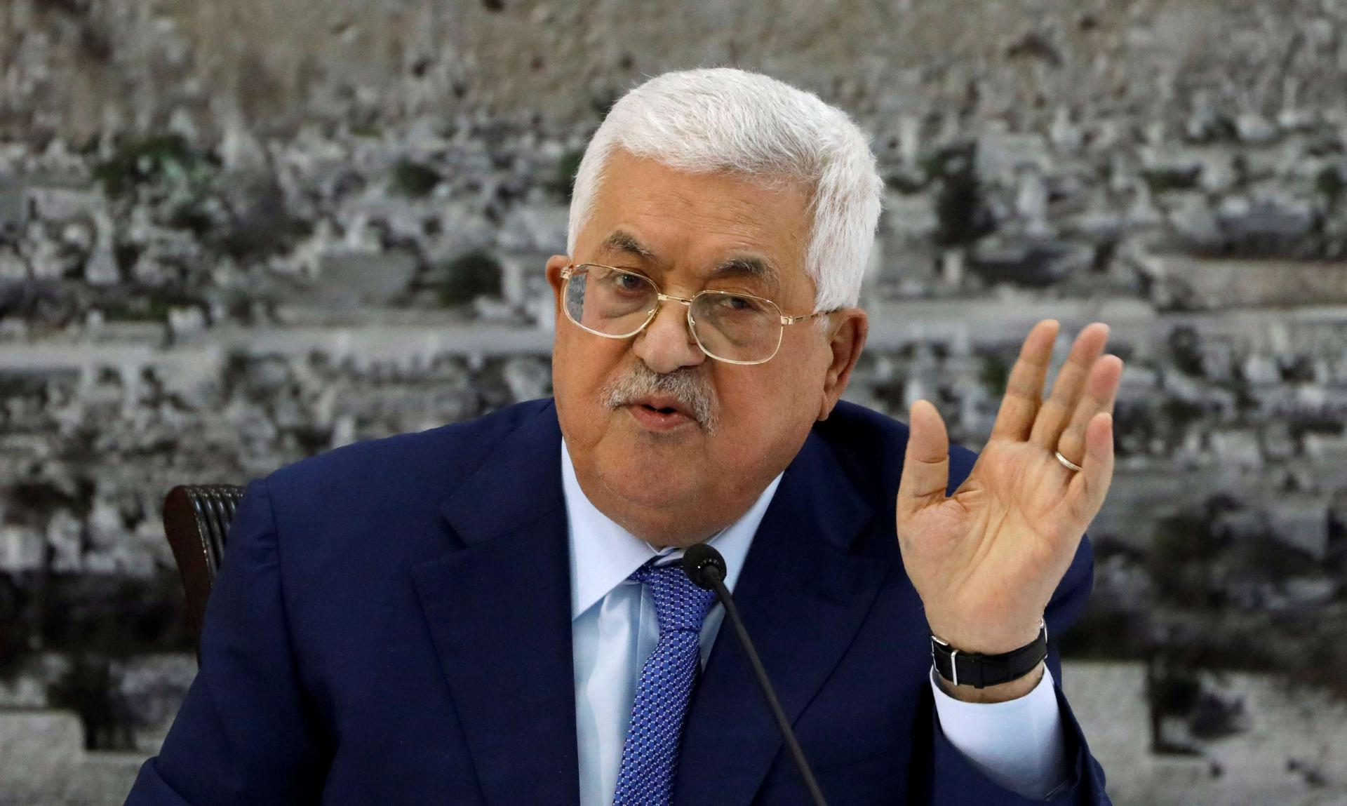 Abbas said he would not accept partial payments of taxes collected by Israel