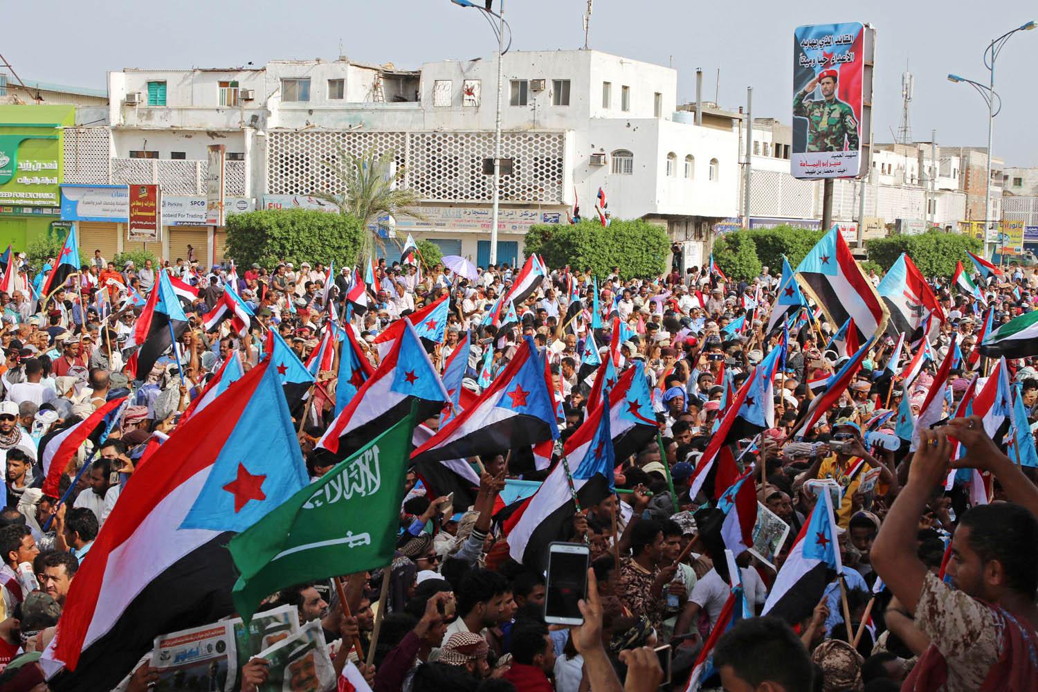 تظاهرات في عدن تطالب بانفصال جنوب اليمن