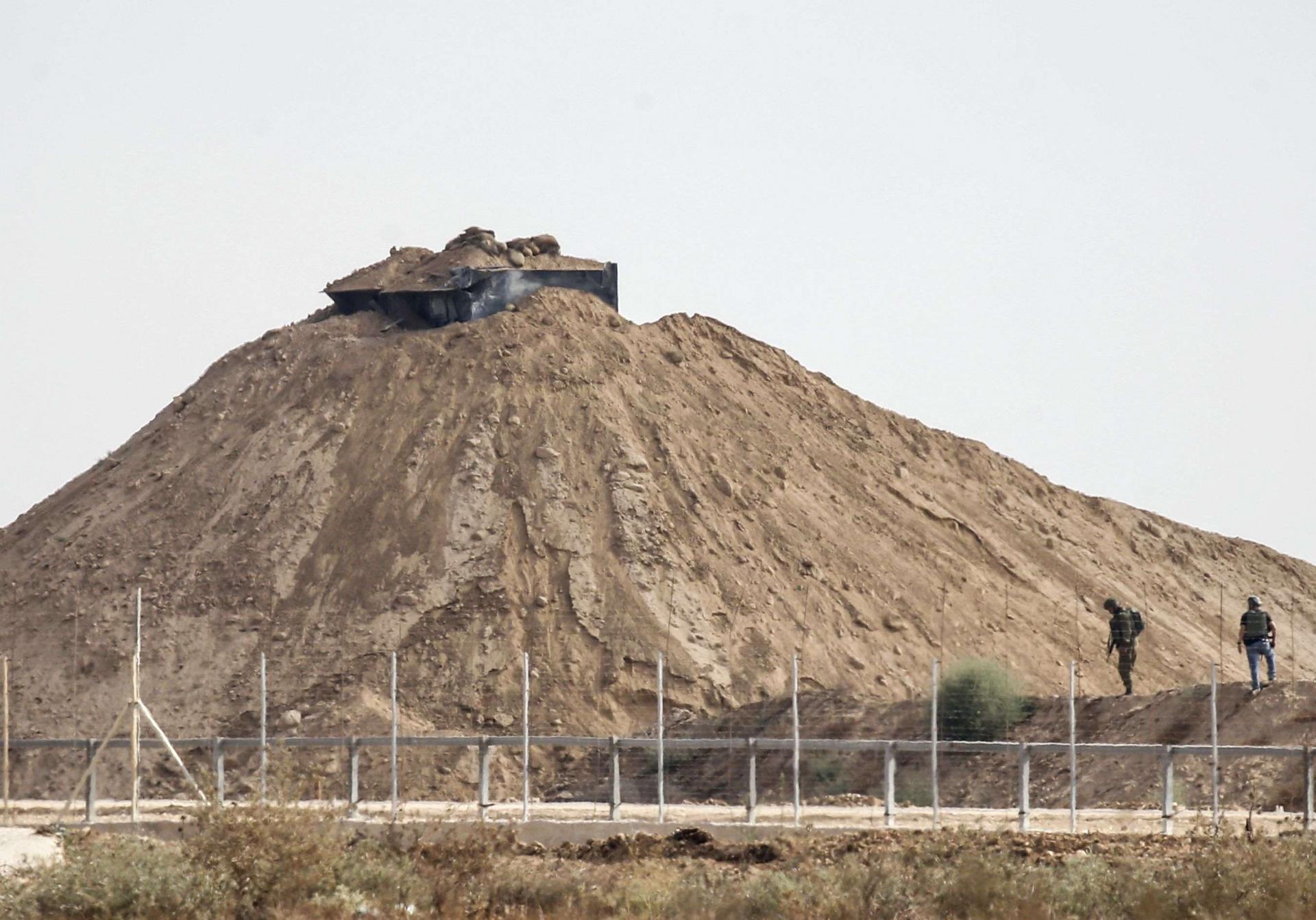 During the incident, an Israeli tank also targeted a Hamas military post in the area