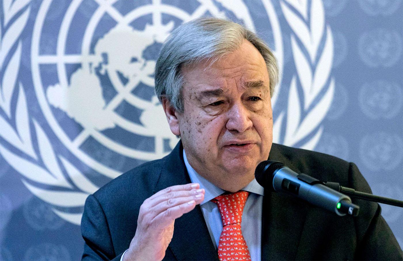 UN chief called for strict adherence to arms embargo