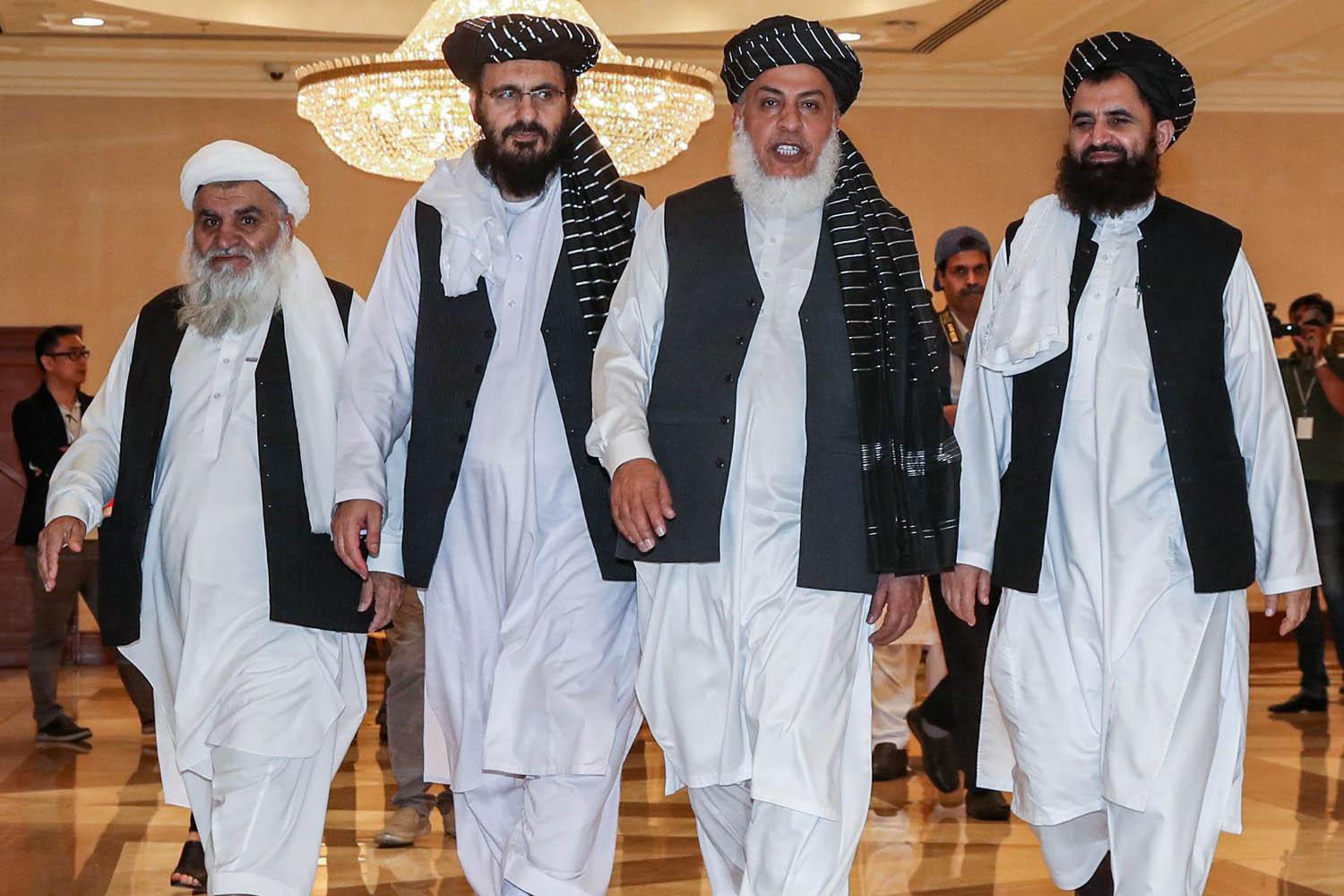 وفد حركة طالبان في الدوحة