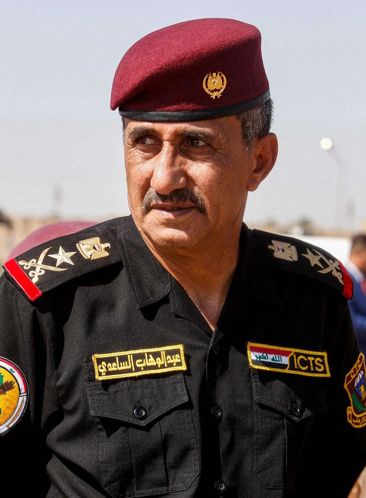 نائب قائد العمليات في جهاز مكافحة الارهاب العراقي عبدالوهاب الساعدي