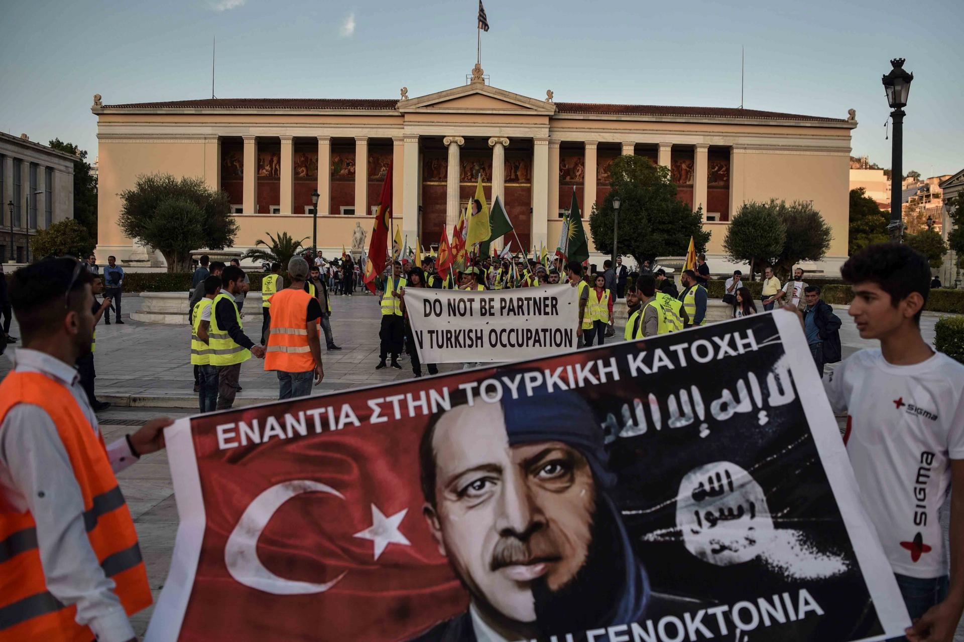حملة واسعة ضد انتهاكات يقوم بها أردوغان بمساعدة الإرهابيين في شمال سوريا