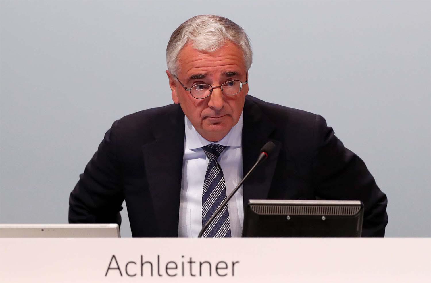 Deutsche Bank chairman Paul Achleitner