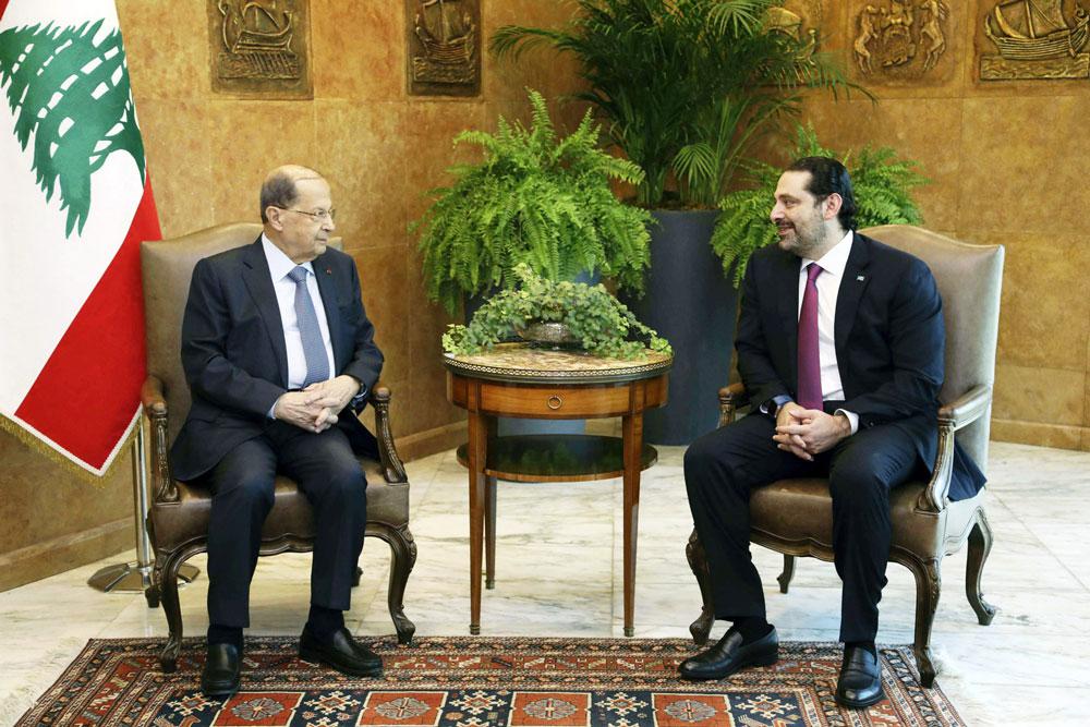 سعد الحريري والرئيس ميشال عون