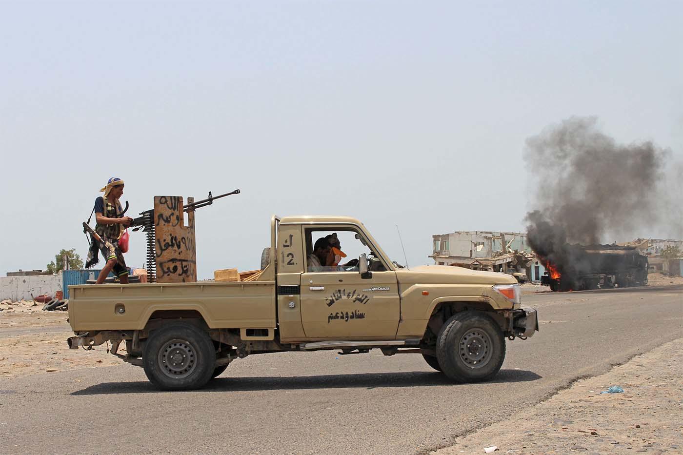 Coalition forces will be temporarily deployed in Aden