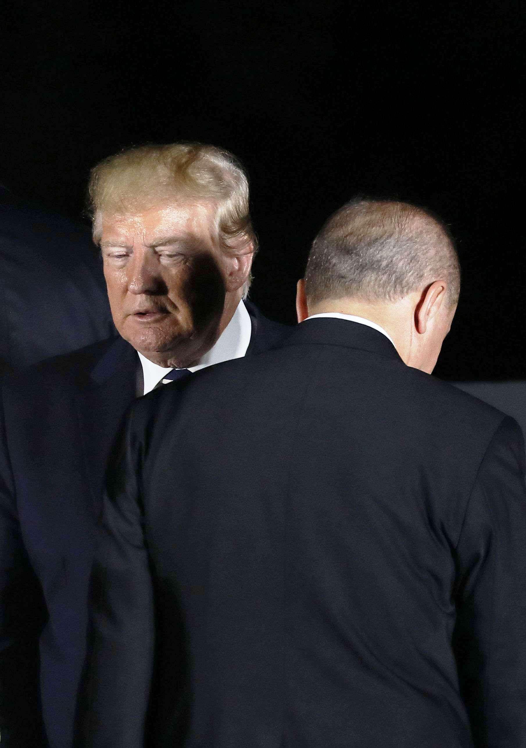 الرئيسان الأميركي دونالد ترامب والتركي رجب طيب أردوغان