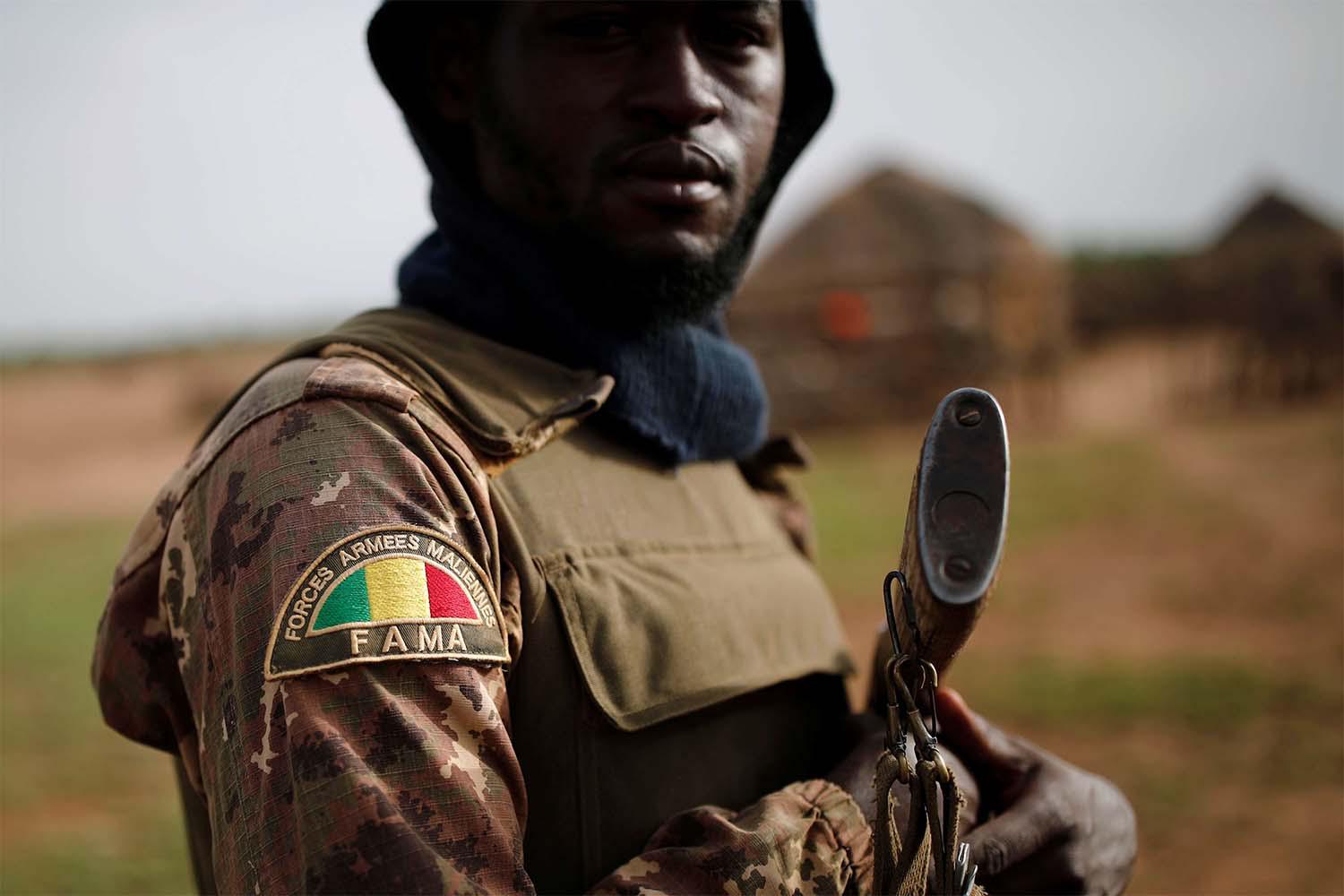 Malian soldier