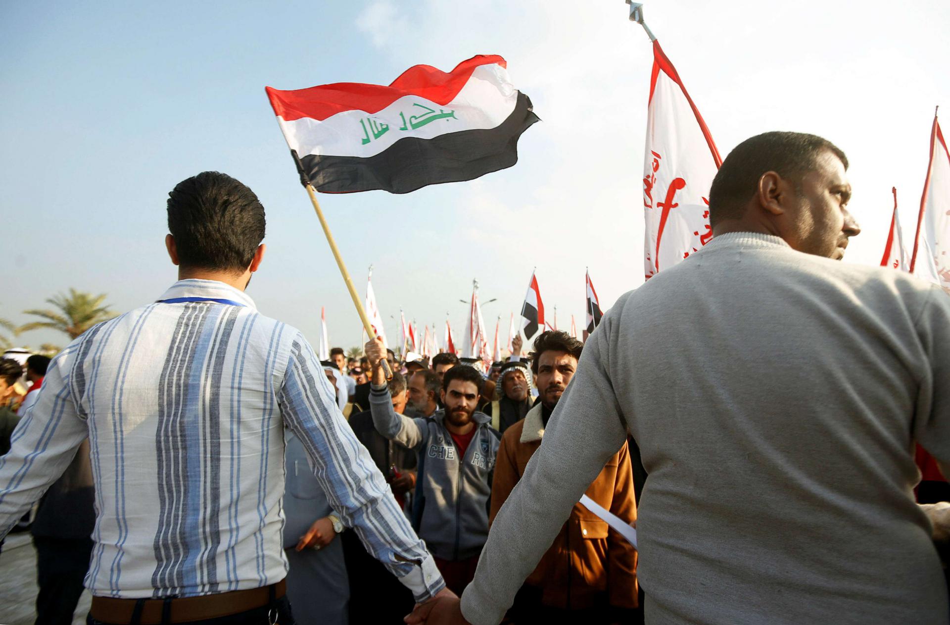 العراقيون يد واحدة لإسقاط النظام