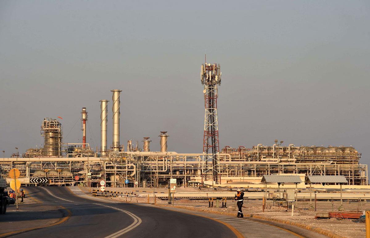 General view of Saudi Aramco's Abqaiq oil processing plant 