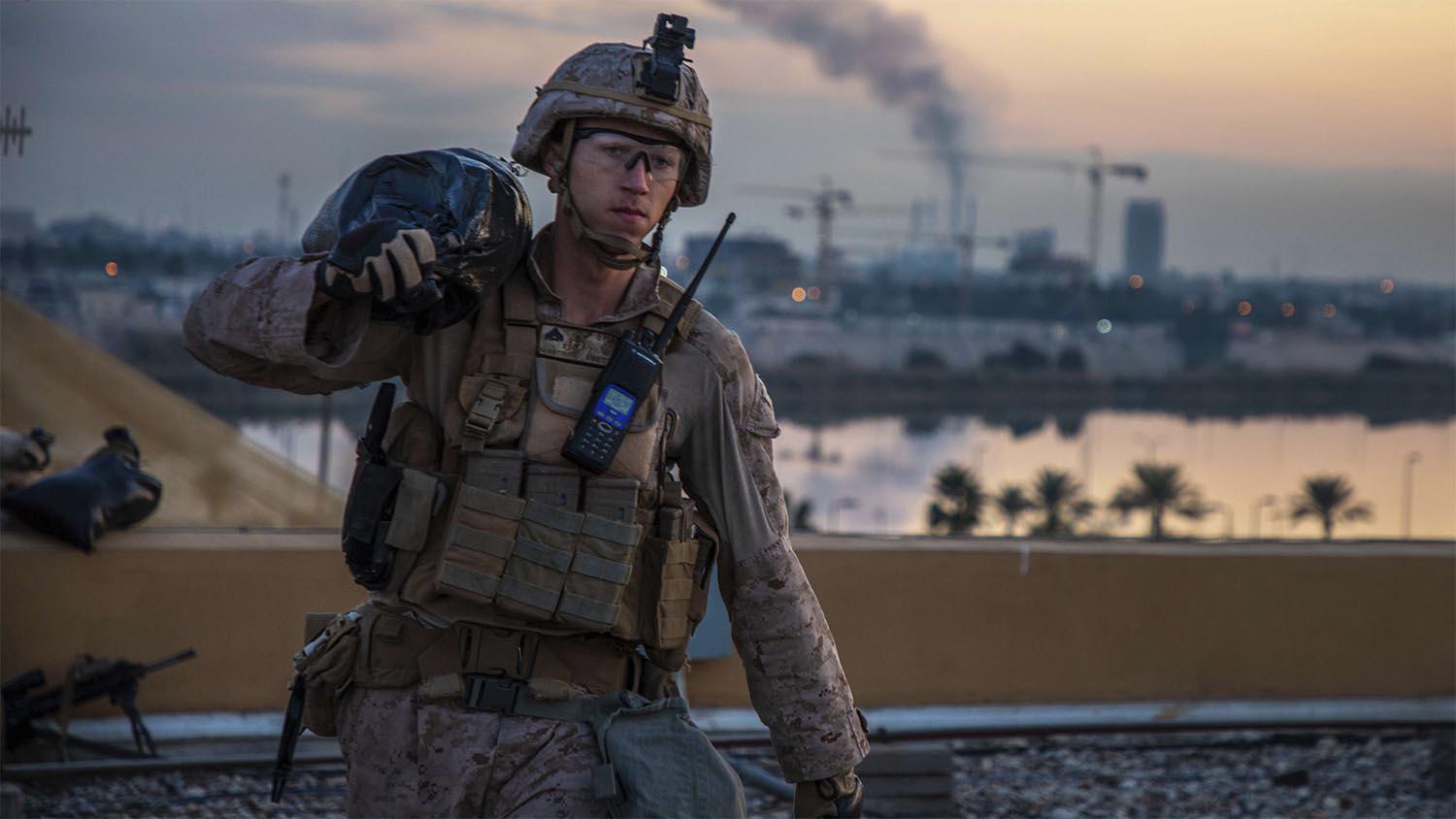 US soldier in Baghdad