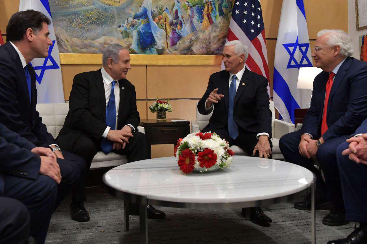 زيارة نائب الرئيس الأميركي لاسرائيل