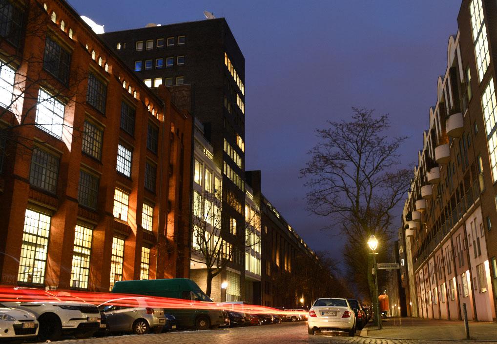 The building of Germany's international broadcaster Deutsche Welle is pictured in Berlin
