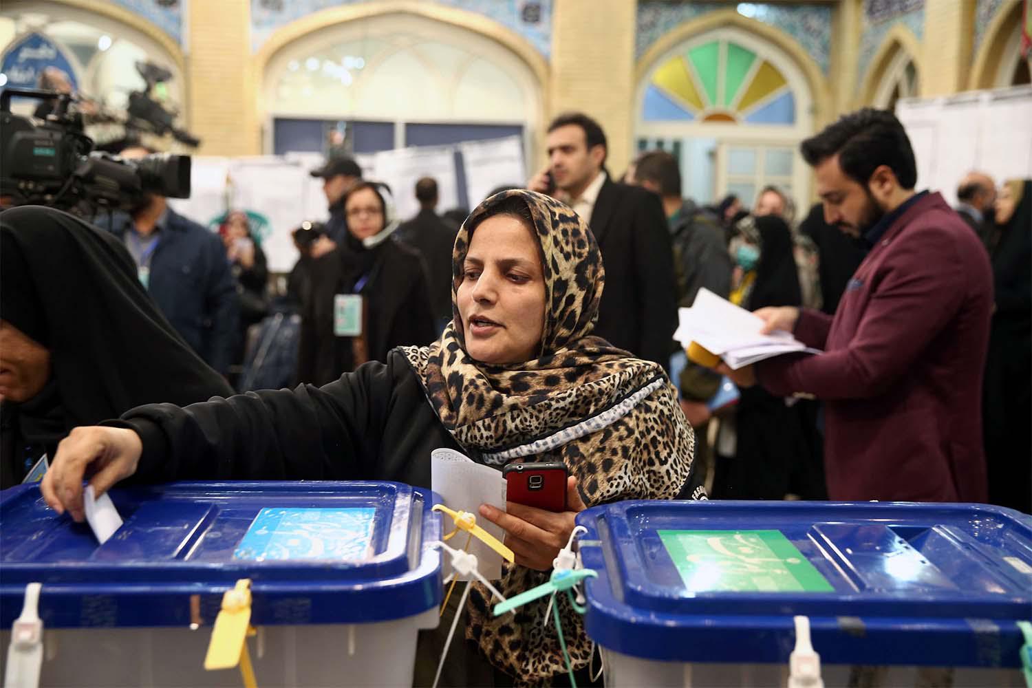 Iranian polling station