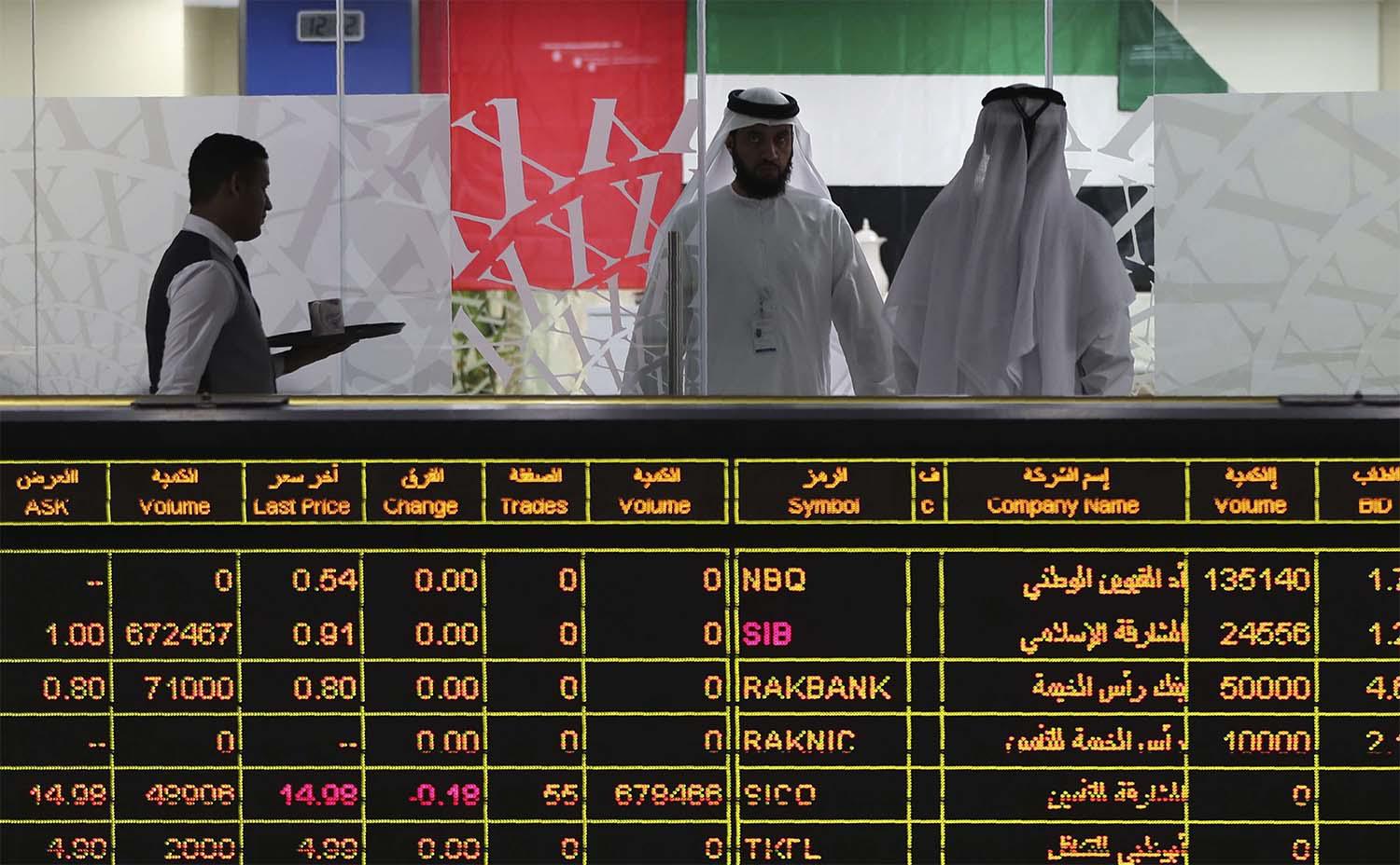 Abu Dhabi stock exchange