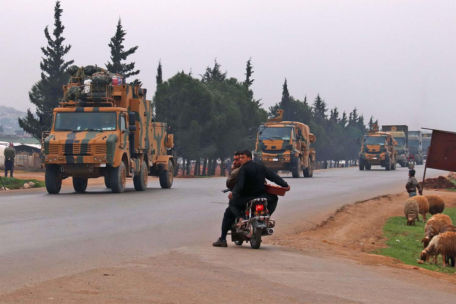 TUrkish military convoy