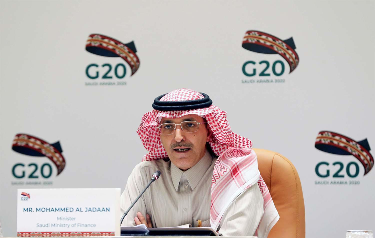 Saudi finance minister Mohammed al-Jadaan 