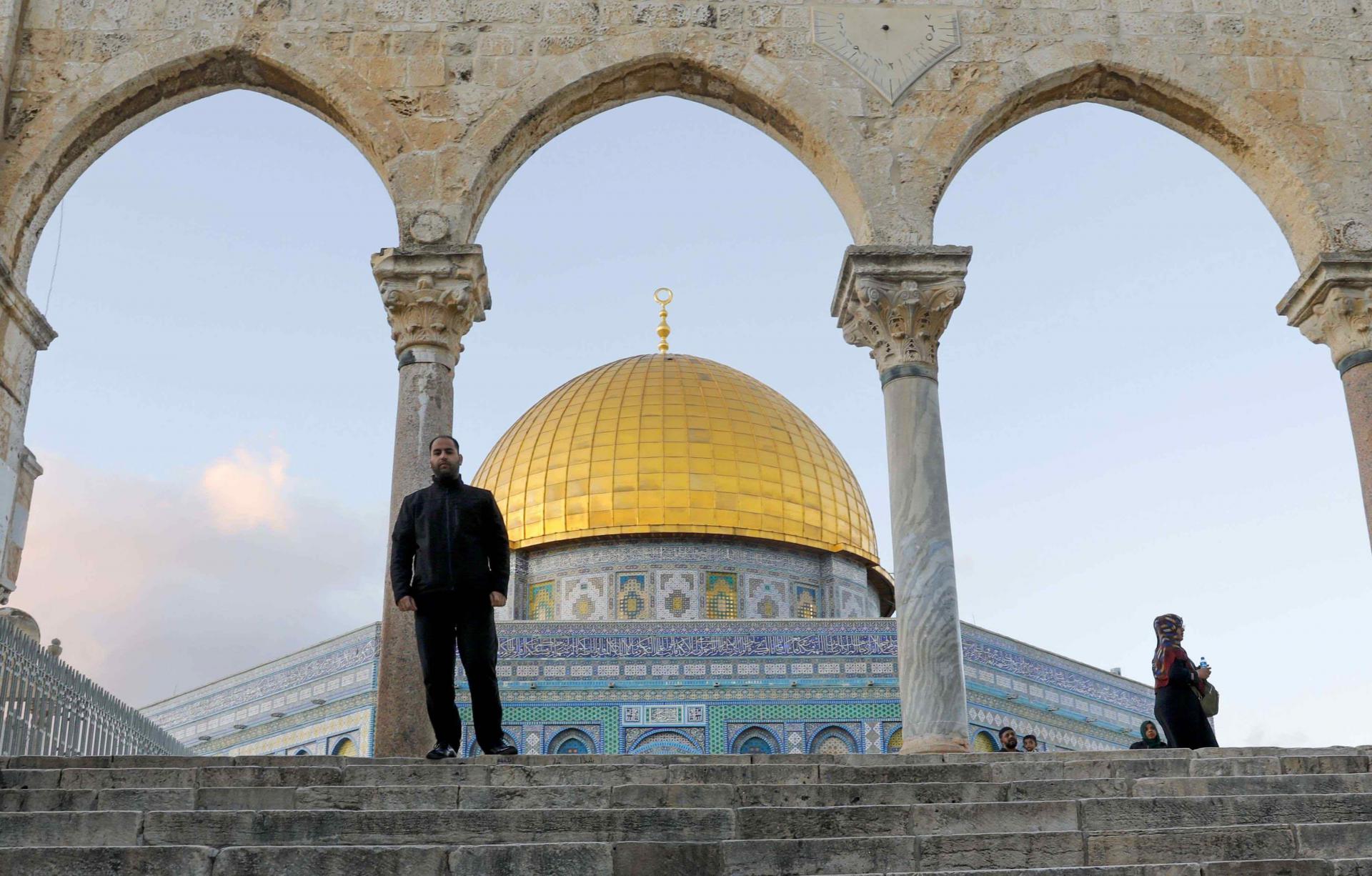 "It is an honour from God that this family has been blessed with beautiful voices to be able to call the prayer in the Al-Aqsa mosque," he said