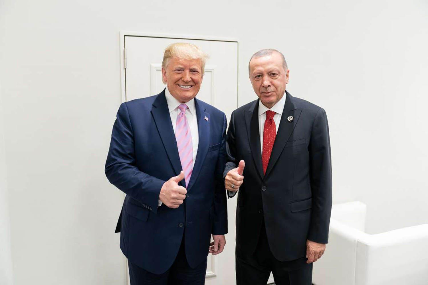 الرئيسان الأميركي دونالد ترامب والتركي رجب طيب أردوغان