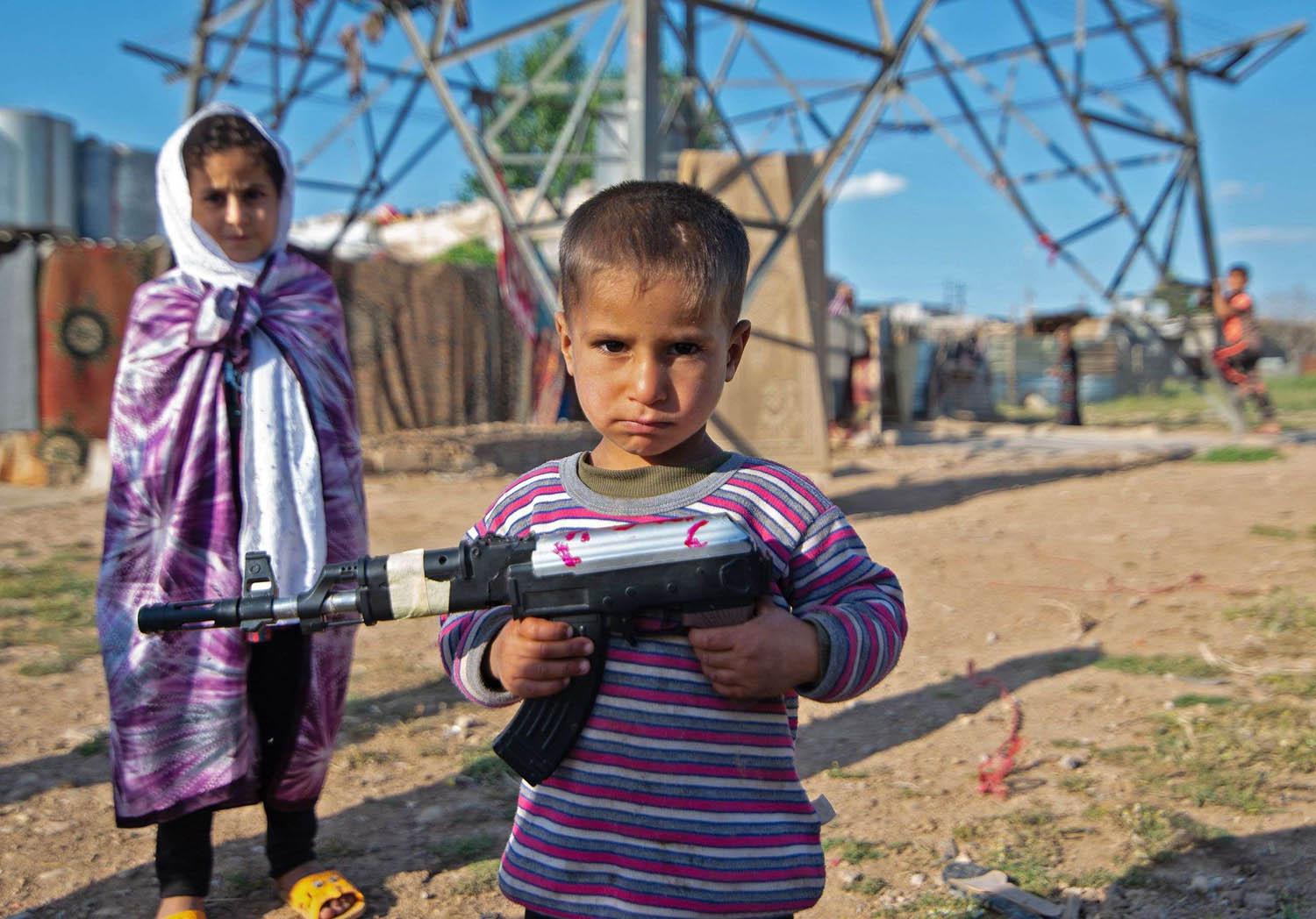 أطفال عراقيون في الموصل